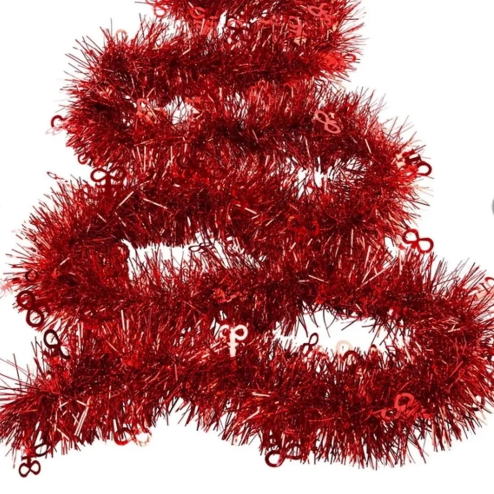 Killstar Red Brimstone Tinsel 76in